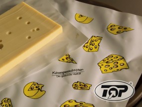 Frischpack Einschlagpapier Käse Aufdruck