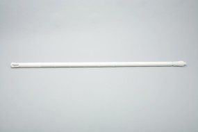 Einteiliger Stiel, ergonomische Form, 1300 x 32 mm - weiß