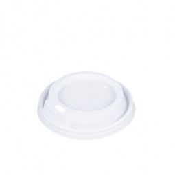 Dom-Deckel, PS rund Ø 8 cm · 1,8 cm weiss